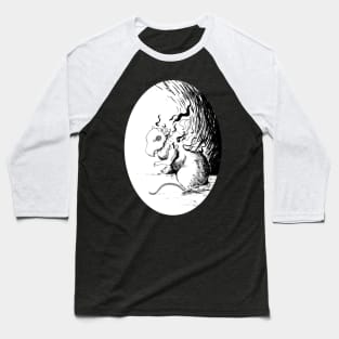 Ghostly rat ink sketch - Fantasy inspired art and designs Baseball T-Shirt
